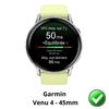 Displayschutz für Garmin Venu 4 - 45mm [Pack 6] Widerstandsfähige ultra-dünne Schutzfolie aus Kunststoff Phonillico®