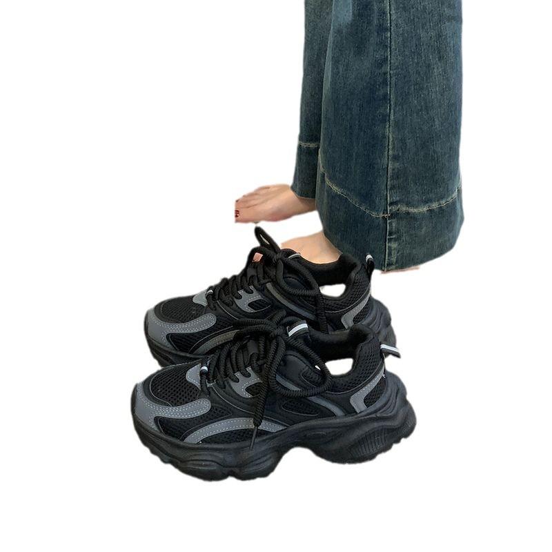 Platform Dad Shoes Women's New Autumn and Winter Women's Shoes Running Casual and Lightweight Sports Shoes