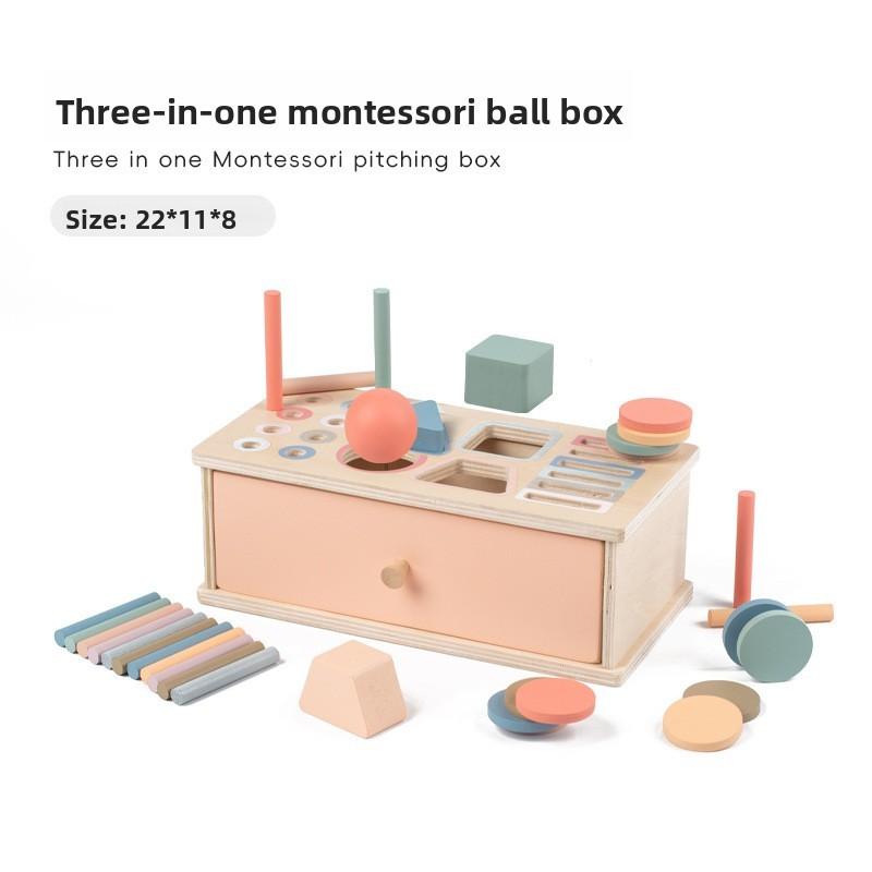 Sorting Box Wooden Educational Toy For Baby Color Shape Recognition