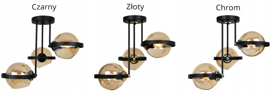 MODERN HONEY GLASS RING HANGING LAMP