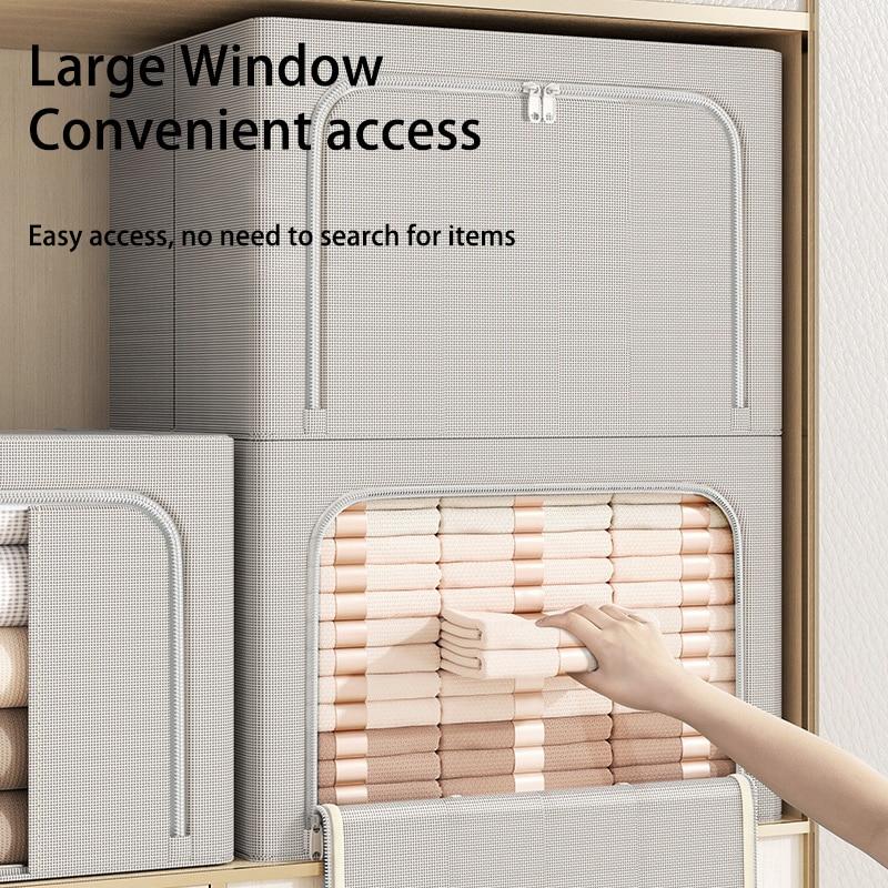 

1Pcs Home Storage Bag For Clothes Suitcase Clothing Divider Container Home Organizer Box Foldable Portable Baina Box