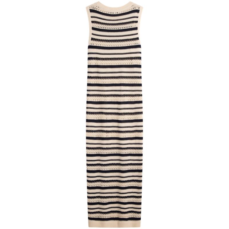 Tommy Hilfiger Striped Slim Fit Sleeveless Maxi Dress Women dresses WW0WW45649