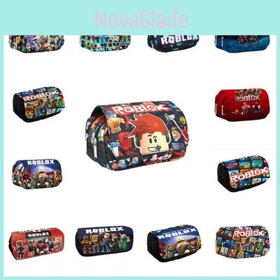 3d New Virtual World Roblox Dual-layer Pencil Case For Elementary And Middle School Students