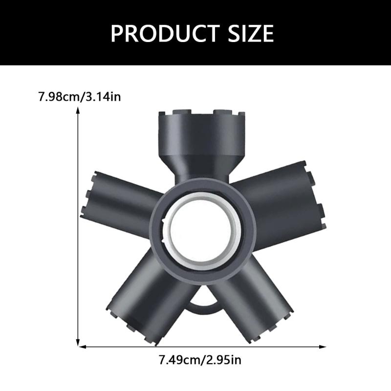 Ergonomic Handle Faucet Aerator Removal Tool Faucet Tool for Quick and Convenient Use at Homes or by DIY Enthusiasts