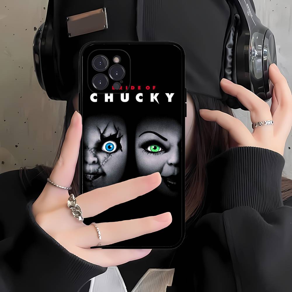 Chucky Doll Horror Movie Phone Case For iPhone 17 16 15 14 13 12 Mini 11 Pro Max Soft Silicone Cover