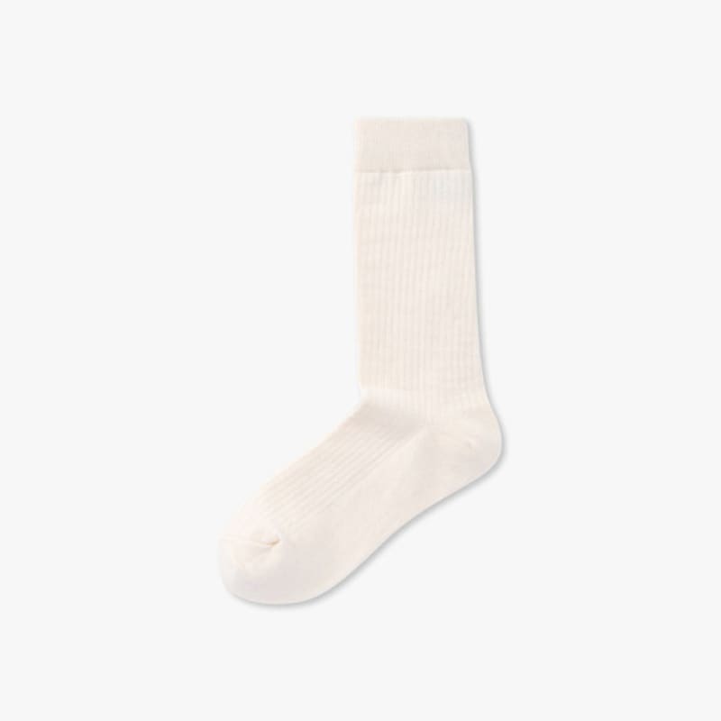 GCUT Logo Jacquard Gore Socks_Ivory 7215284201