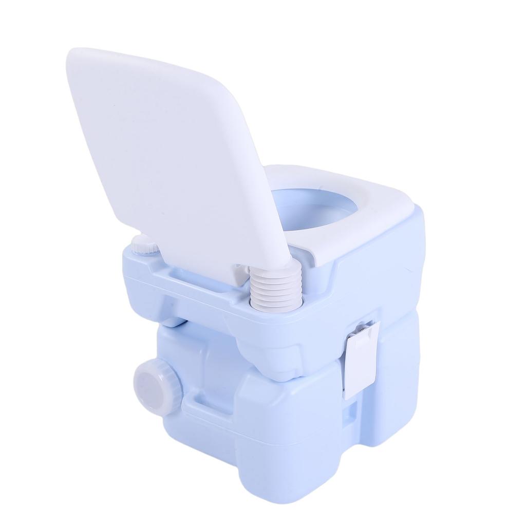 WC Portatile da Campeggio da 5,2 Galloni a Prova di Perdite per Interni ed Esterni con Contenitore Rifiuti Rimovibile per Escursioni e Viaggi