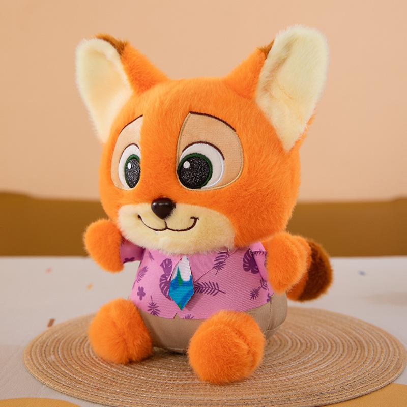 New Zootopia Judy Hopps Nick Wilde Plush Toy Doll Fox Bunny Stuffed Animal Cushion Pillow Gift for Kids Children Birthday Party