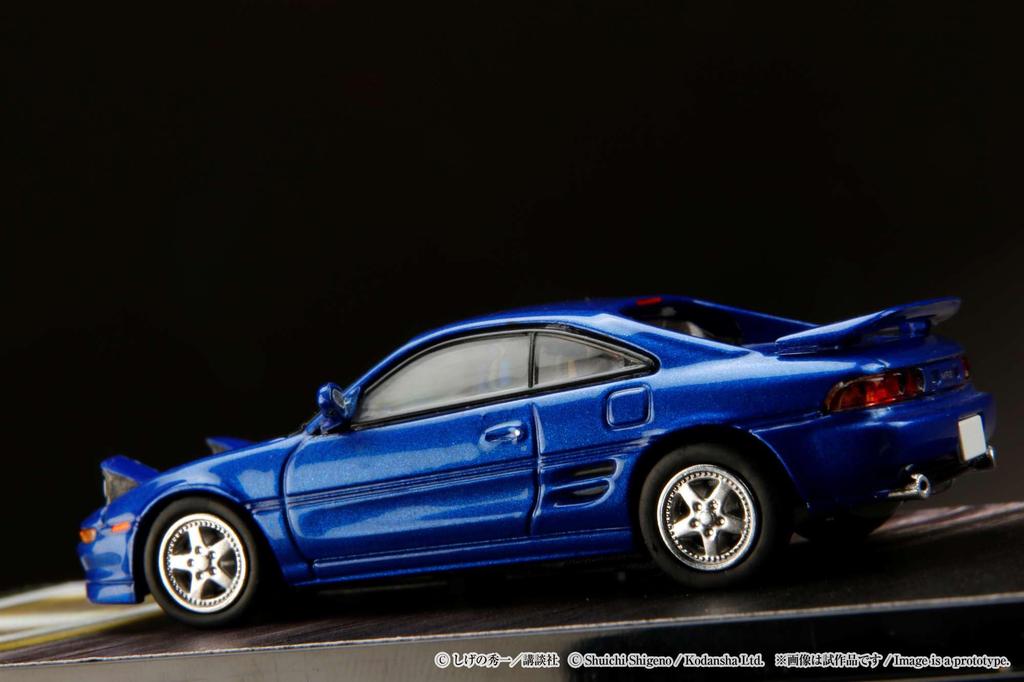 Hobby Japan Scale Toyota MR2 D VS Takumi Kai Kogashira with Driver Figure HJ643045D 1/64 (SW20) G-Limited/Initial Fujiwara, (Finished Model)