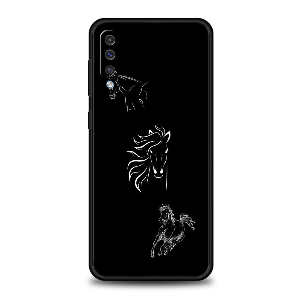 Animal Horse Phone Case For Samsung Galaxy A56 A36 A26 A34 A17 A16 A06 A14 A12 A54 A72 A70 A30 A24 A22 A20e A52 A50 A40 A32Cover