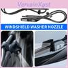 2pcsset Jet Washer Front Windscreen Nozzle Spray Water Hose Upgrade Or Replace Part For Tesla Model Y 3 20172026 162823002a
