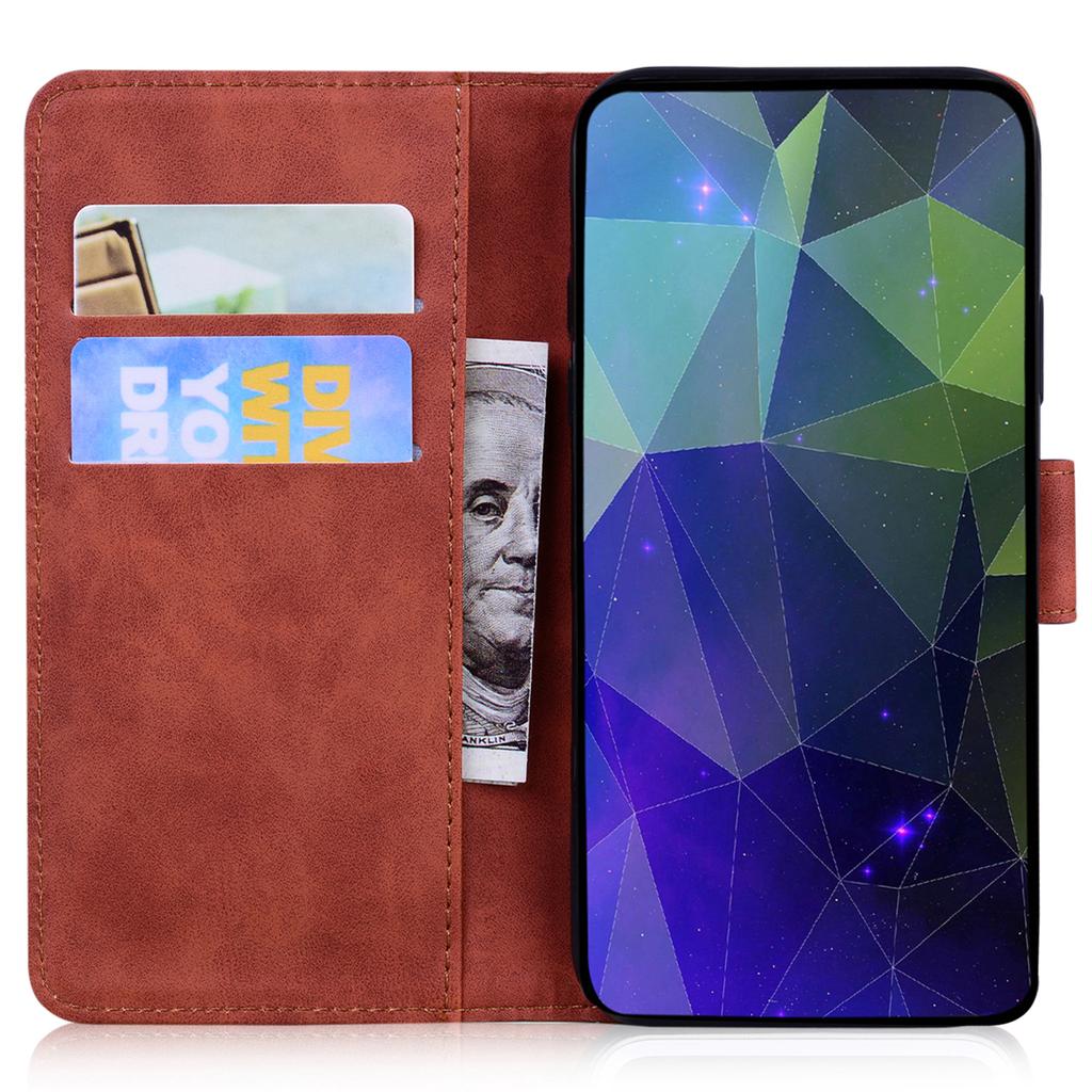 For Oppo Reno12 Pro 5G (Global) Phone Case Tiger Imprint Leather Wallet Cover
