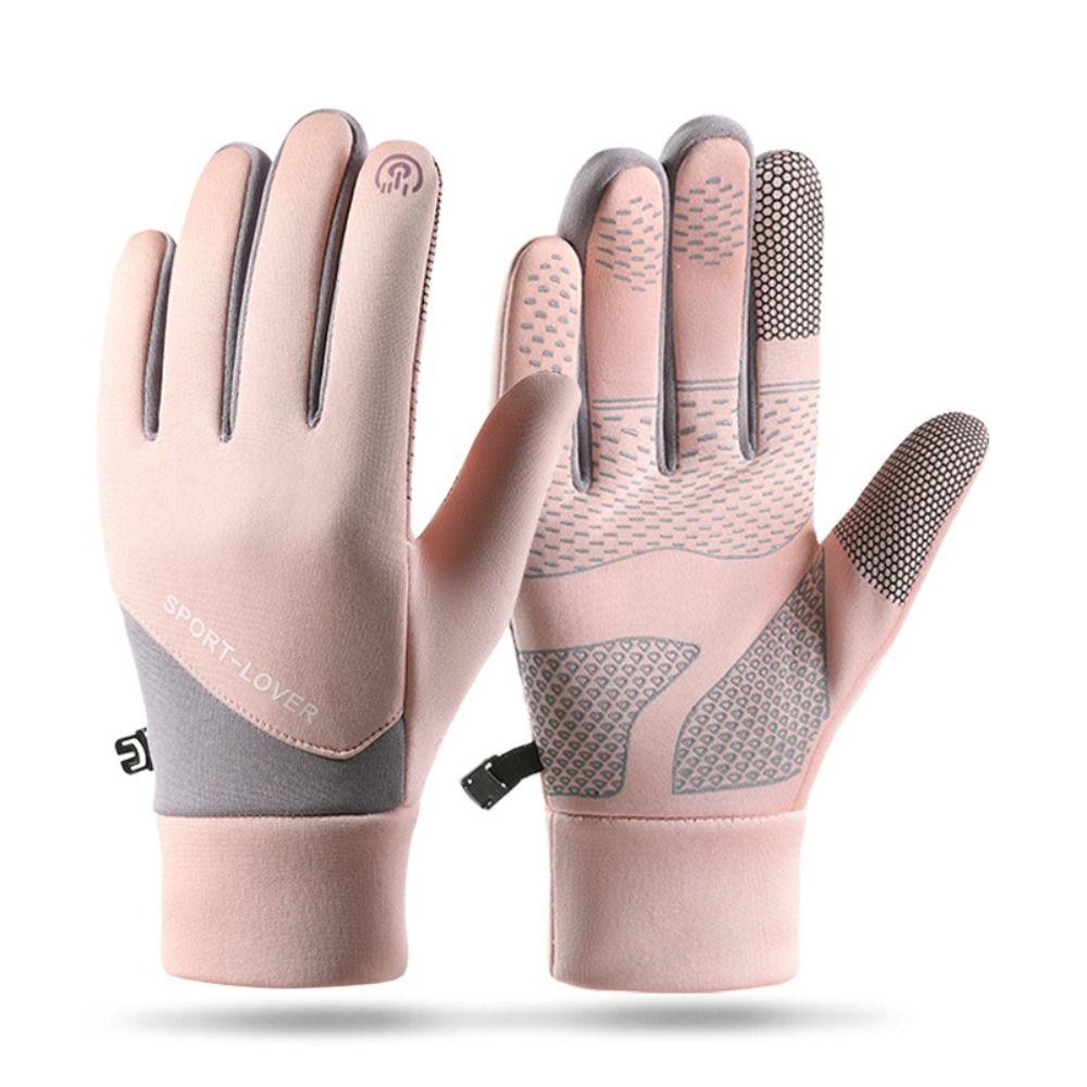 Winter Cycling Gloves Thermal Fleece Warm Outdoor Mittens  Sports