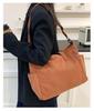 Women's Corduroy Large Capacity Handbag - 2025 Mori Style Retro Versatile Bookbag