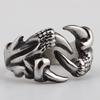Domineering and Trendy Men's Personalized Dragon Claw Men's Retro Versatile Titanium Steel Ring
