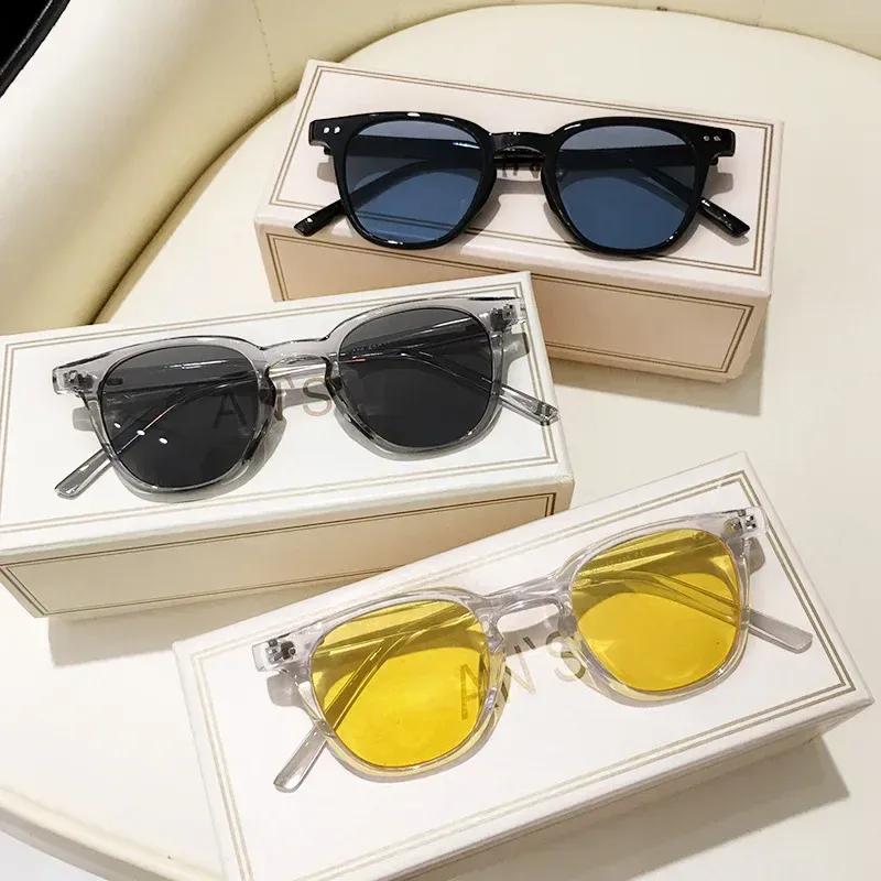2024 Vintage Square Sunglasses Women Men Luxury Brand Small Round Sun Glasses Female Small Eyewear Oculos De Sol for Male Female