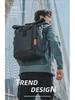 Men's High-End Fashion Laptop Backpack - Large Capacity, Waterproof Oxford Cloth, Stylish Schoolbag