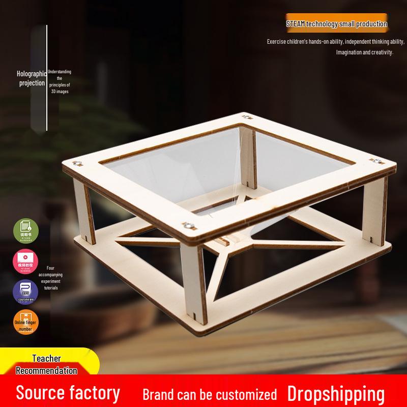 Children's DIY 3D Holographic Pyramid Kit - Fun & Educational STEM Project