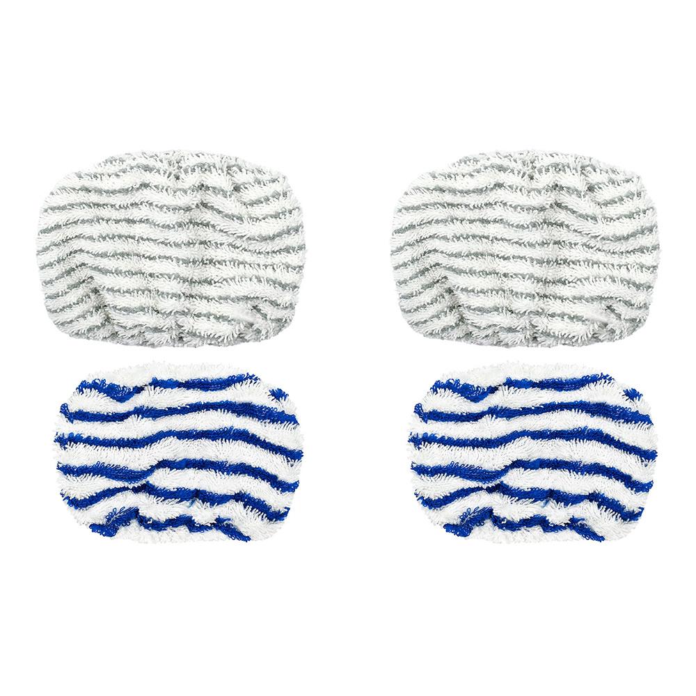 12 Stück Dampfmopp Tuchbezug Mikrofaser Moppkopf Hülle Holz Marmor Boden Wischlappen für Rowenta ZRO05801 RY7/RY8 Serie