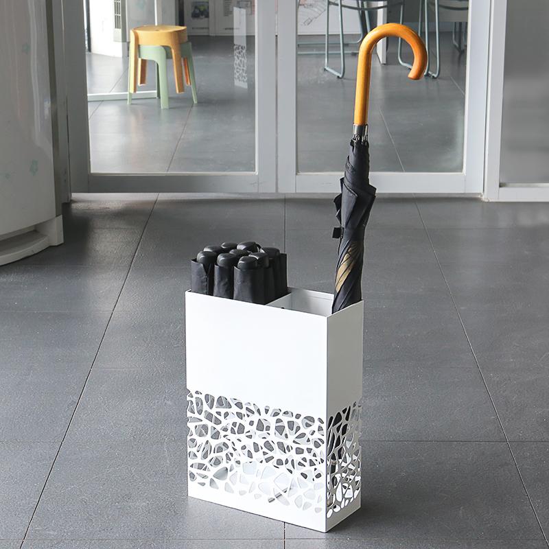 Hollow Design Umbrella Holder, Entryway Rain Stand, Compact Umbrella Storage Bucket, Home Umbrella Organizer