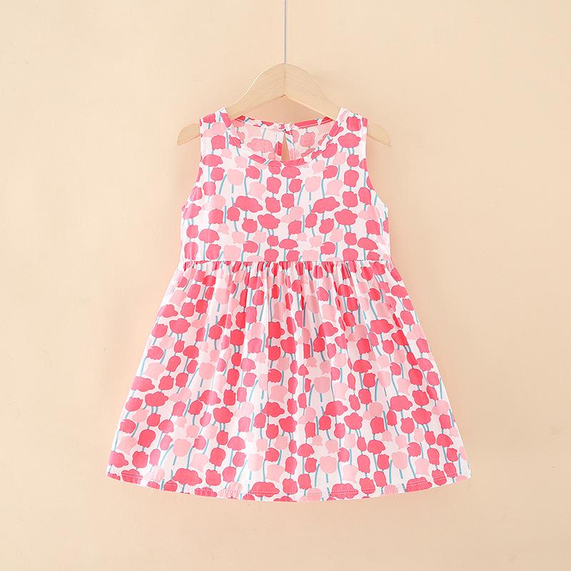 Girls' Summer Cotton Gauze Dresses & Pajamas: Children's Beachwear & Princess Skirts