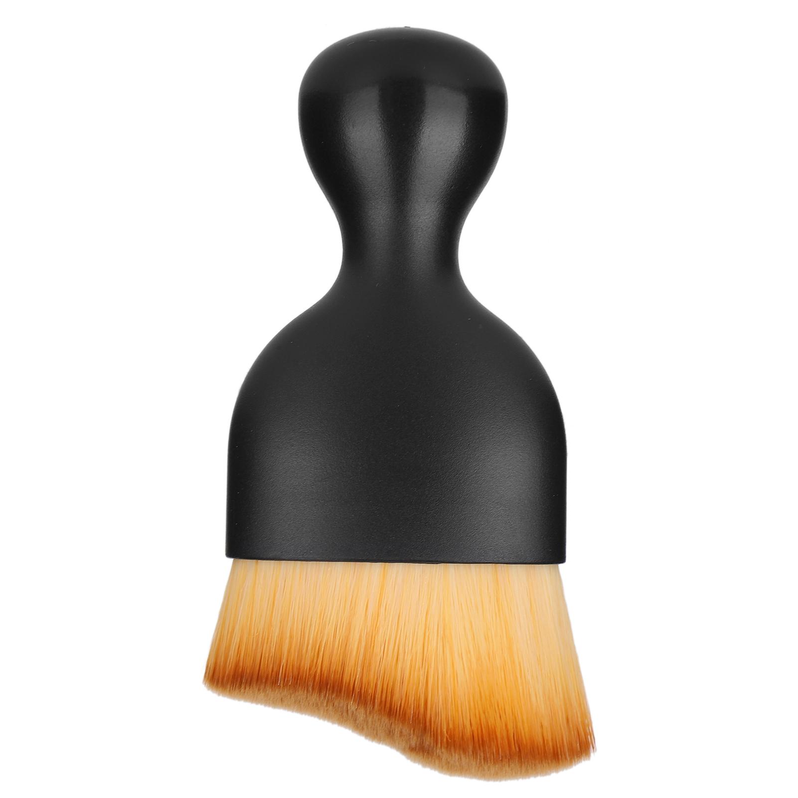 

Кисть для нанесения тонального крема, изогнутая, в форме бокала для вина, кисть для нанесения жидкой тональной основы, коричневая коричневый