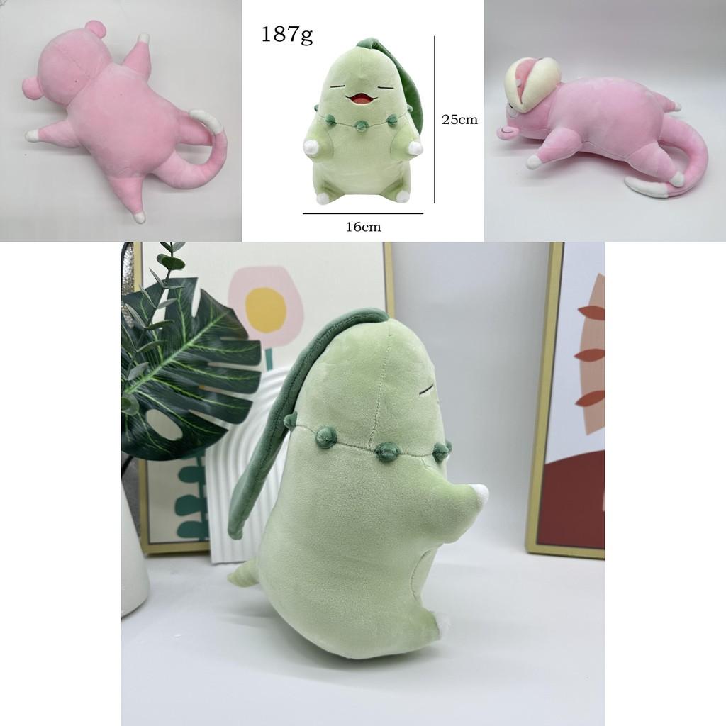 Pokemon Slowpoke Cubone Chikorita Sleep Series Plush Toys With Pp Cotton Fill For Kids And Bedroom Decor