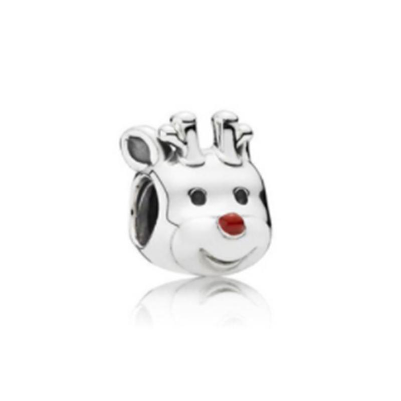 Snowman Sled Santa Claus Christmas Collection Charm Bead Pendant Fit Original European Jewelry Diy Making Unique Gift