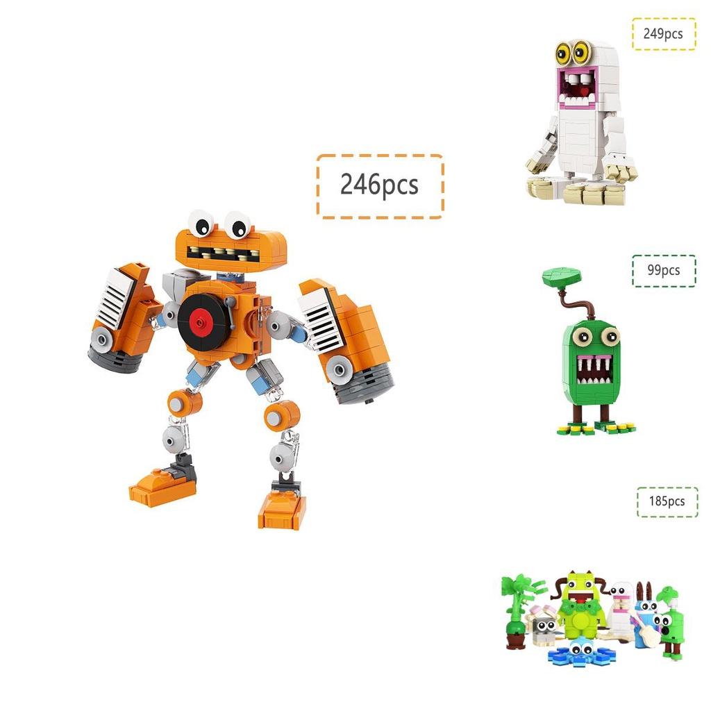 My Singing Monsters Bausteine Seltene Wubboox Mit 246 Stück Abs Kleinen Partikeln Puzzle Spielzeug