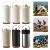 Ceramic Coated Travel Coffee Mug 500ml Insulated Water Bottle Coffee Tumbler Cup  Party