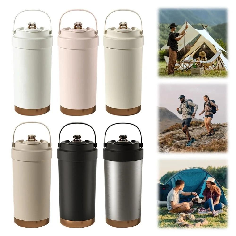 Ceramic Coated Travel Coffee Mug 500ml Insulated Water Bottle Coffee Tumbler Cup  Party