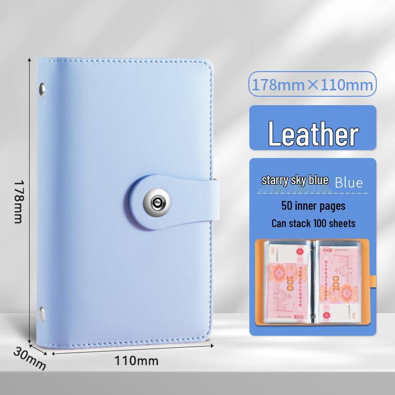 2024 Large Capacity Cash Savings Book with Password Lock - Portable Financial Management and Receipt Storage