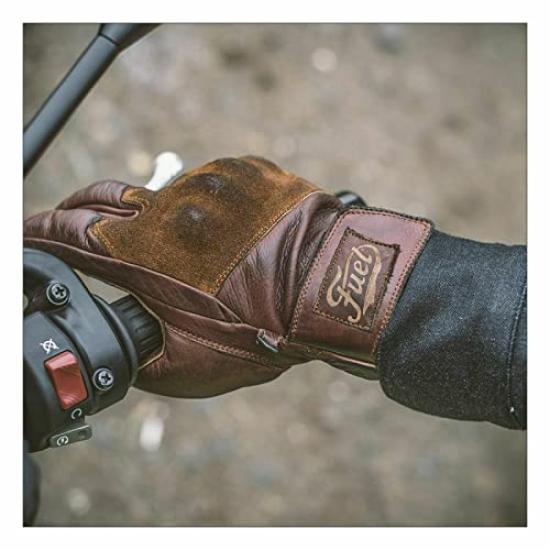 Luvas Fuel Bespoke Motorcycles "RODEO" (Castanho, XL)