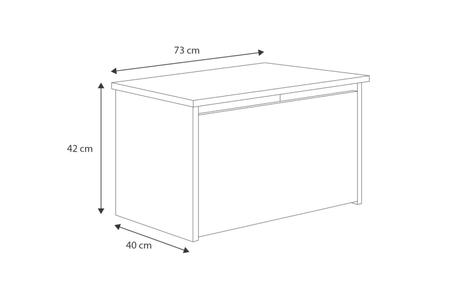 Daria Toy Box - Blue Bear