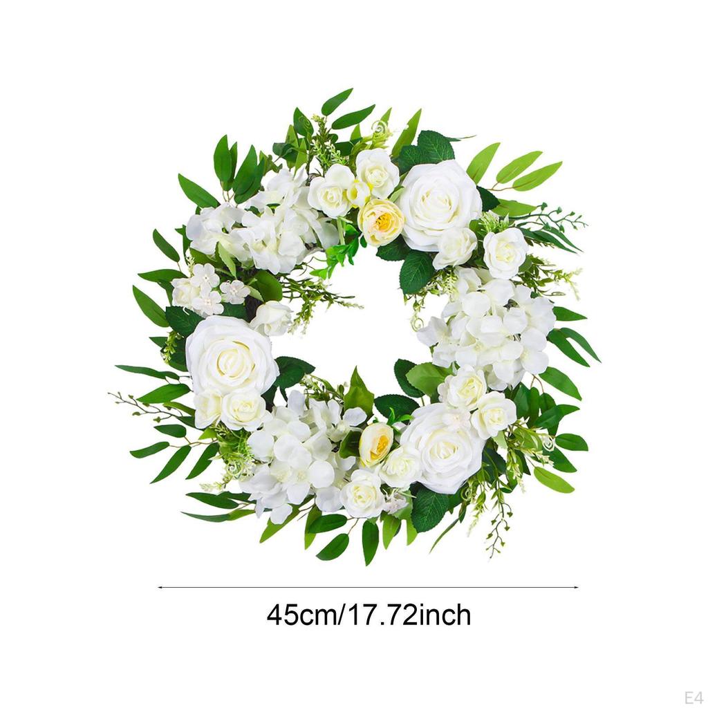 Artificial Decorative Wreath, Front Door Garland, Hanging Creative Ornament, PP ,