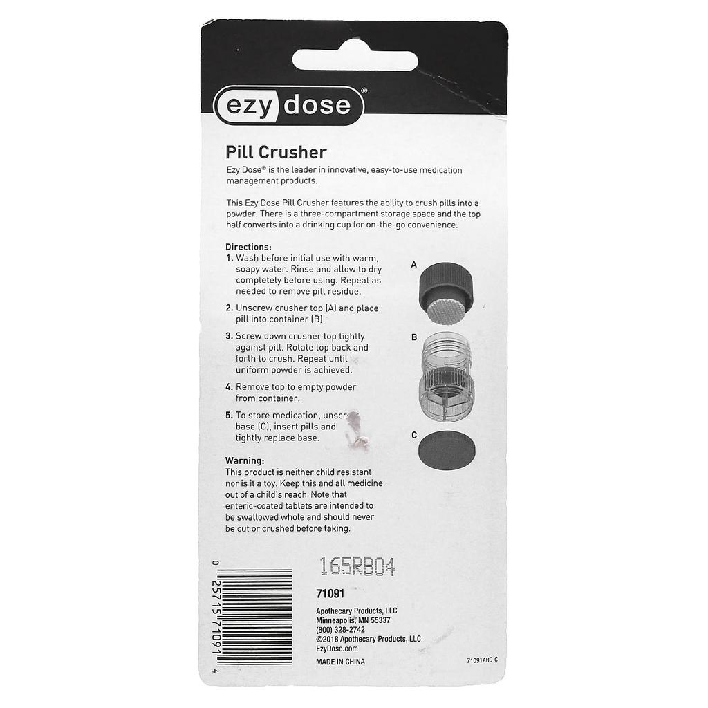 Pill crusher, 1 pc