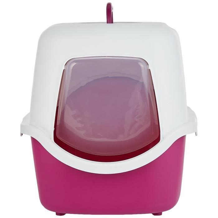 Bac à litière TRIXIE Vico - Couvercle - 40 × 40 × 56 cm - Baie et blanc