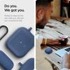 Spigen AirPods 3rd Generation Silicone PC Wireless Charging Carabiner Ring Silicone ASD02899 Case, Dual-Layer Construction, Compatible, Included,