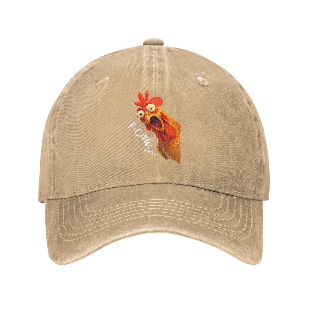 F Caw F Rooster Funny Bird Fcawf Casual Baseball Cap For Men Adult Summer Sport Trucker Hat Y2k Cute Adjustable Snapback Cap