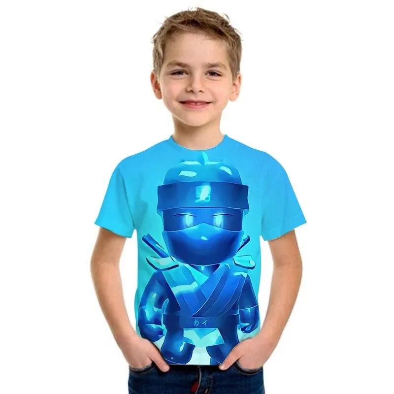 Stumble Guys Game 3D Printed Kids T Shirt Children Clothing Harajuku Cartoon Tees Casual Fun Top Clothing Girls Boys Tshirt
