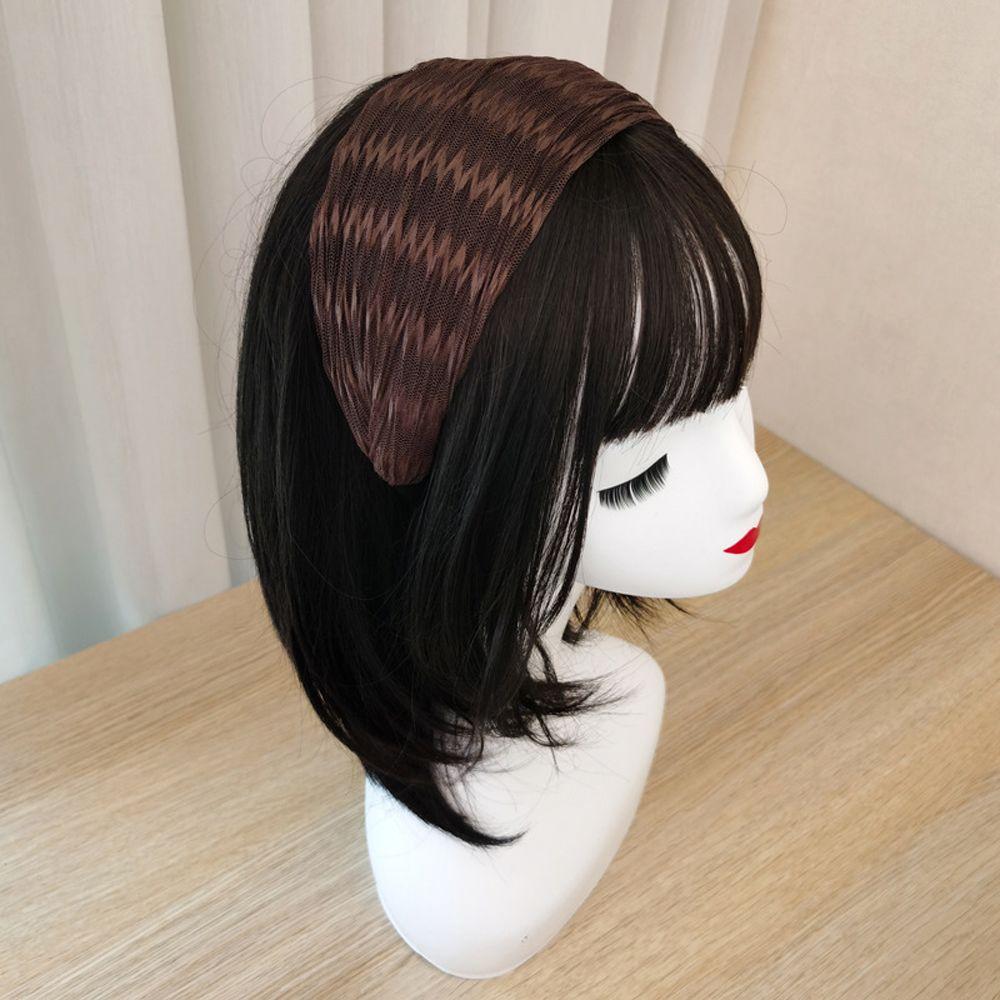 Solid Color Headwear Women Hair Band with Toothed Hair Hoop Korean Style Headband Gift For Mom