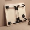 Folding Bed Desk Laptop Table Dormitory Portable Small Desks Cup Holder Slot Mobile Breakfast Table Bedroom Computer Tray Shelf