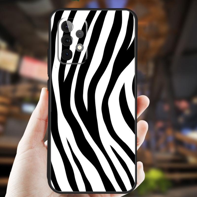 Zebra Skin Case For Samsung Galaxy A05 A06 A22 A53 A33 A26 A16 A56 A36 A32 A52 A54 A34 A14 A55 A15 A35