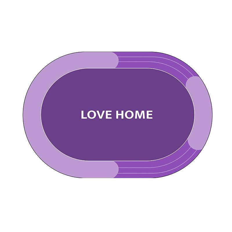 Simple Bathroom Floor Mat Strong Absorbent Household Bathroom Entrance Mats Shower Room Quick-drying To Cut Foot Mats