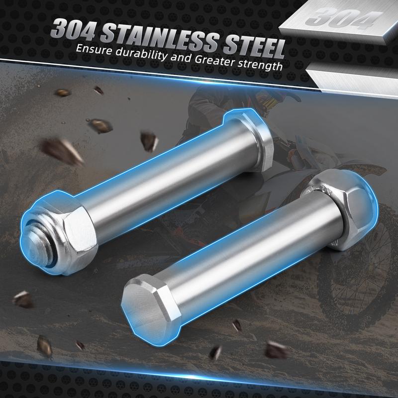 NICECNC For KTM EXC 300 2024 Stainless Steel Footpeg Foot Rest Mount Pins For KTM EXC-F 350 SXF 450 Husqvarna TE300 GasGas EC300