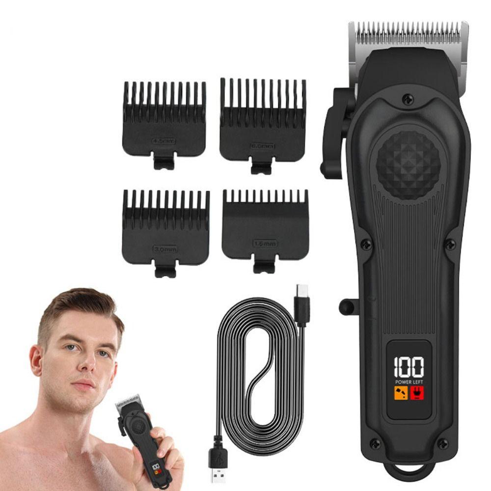 Professional Hair Clipper Powerful Hair Cutting Machine Set Rechargeable Men Hair Trimmer Barber