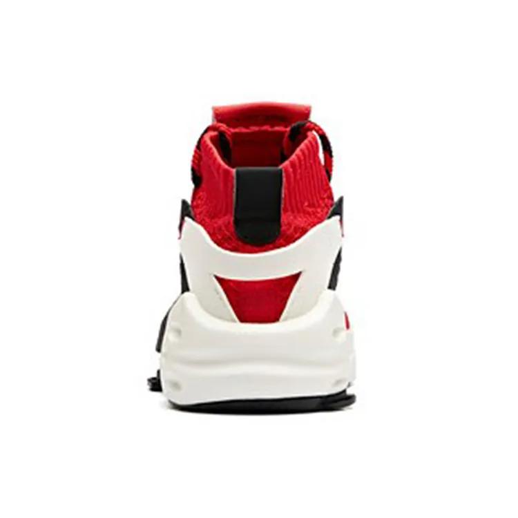 Anta Bastard Casual Slip Resistant Abrasion Resistant High top Skateboard Shoes Men's Red White (Unisex) Casual Shoes 11918080 2