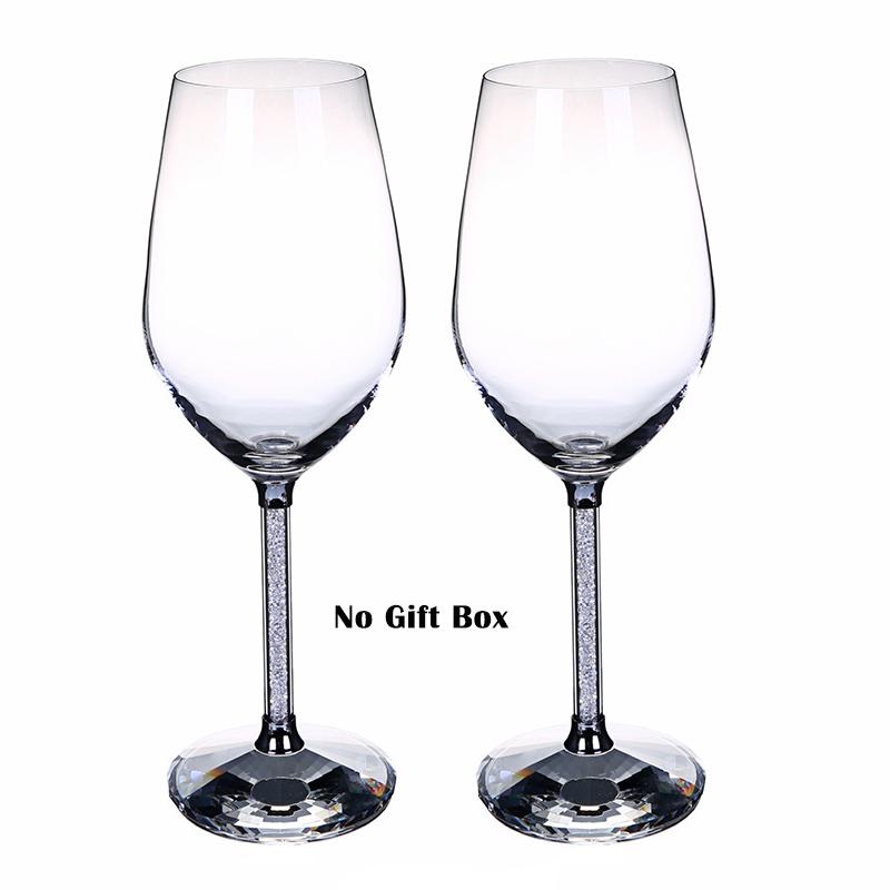 Creative Wedding Wine Glass cup unique Champagne Flutes Crystalline Party Gift Toasting Glass Goblet Crystal Anniversary
