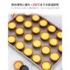 aninako Mini Egg Tart Pans, Set of 12, Round Stainless Steel Non-Stick Reusable Mini Pie Pans with Liners, Baking Tools for Confectionery, Heat-Resist