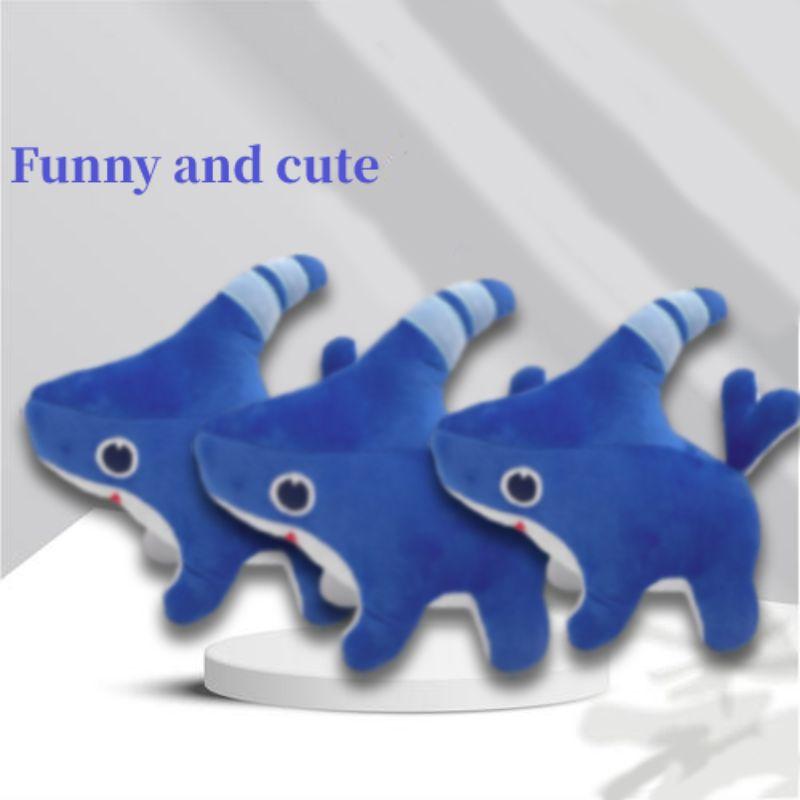 Adorable Stuffed Shark Dog Toy Soft And Cuddly For Children
